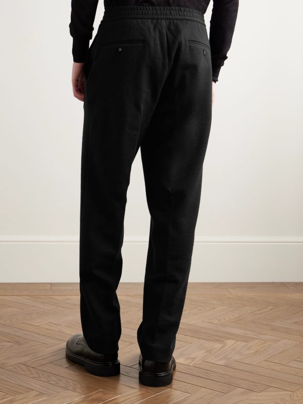 Walter Tapered Jersey Trousers - BK