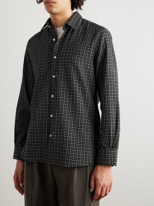 Giacomo Checked Cotton Shirt - FR Giacomo Checked Cotton Shirt - FR