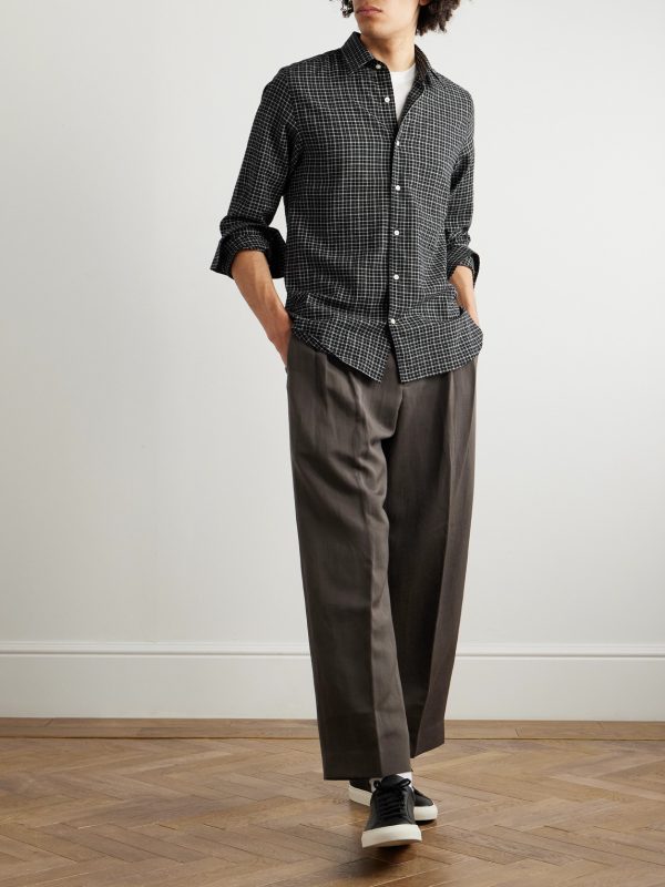 Giacomo Checked Cotton Shirt - OU Giacomo Checked Cotton Shirt - OU