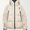 Cherferie Logo-Appliquéd Quilted Shell Hooded Down Jacket