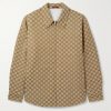 Padded Monogrammed Cotton-Blend Canvas Blouson Jacket