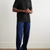 Logo-Embroidered Stretch-Cotton Piqué Polo Shirt - OU