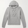 Logo-Embroidered Alpaca-Blend Hoodie Logo-Embroidered Alpaca-Blend Hoodie