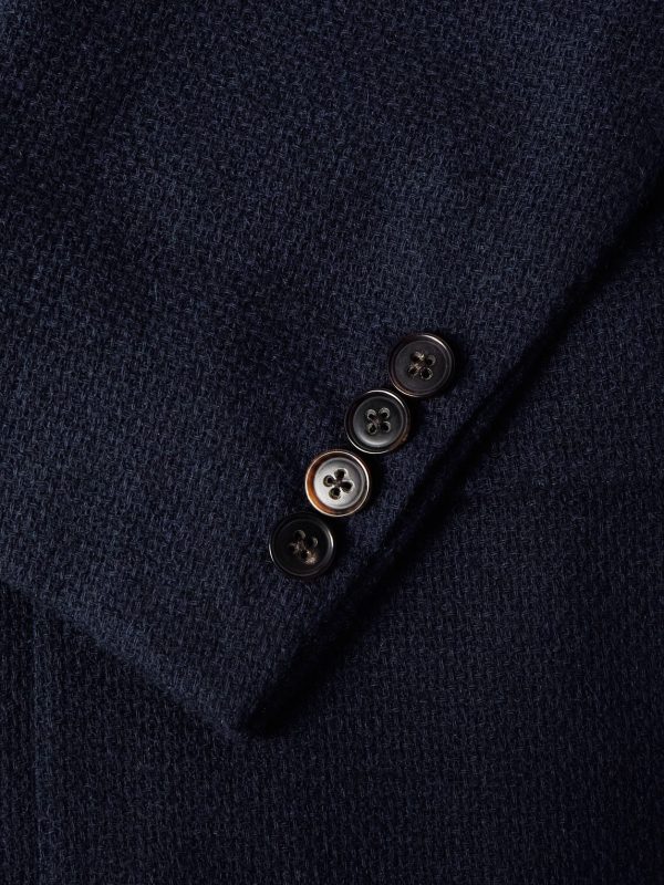 Basketweave Cashmere Blazer - CU Basketweave Cashmere Blazer - CU