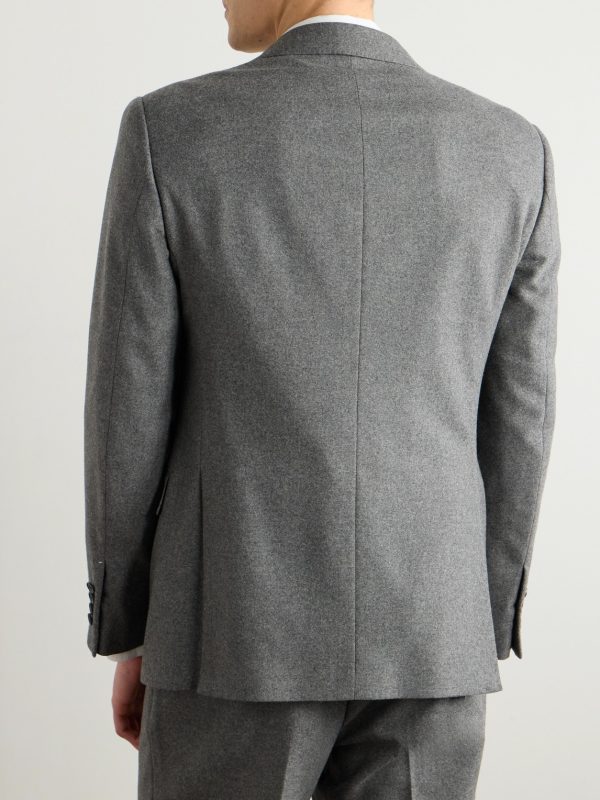 Gregory Wool-Flannel Suit Jacket - BK