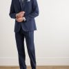 Kent Slim-Fit Herringbone Wool, Silk and Cashmere-Blend Suit Jacket - OU