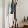 Pirouette Walnut and Aluminium Coat Stand - OU Pirouette Walnut and Aluminium Coat Stand - OU