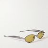 Sardine Oval-Frame Gunmetal-Tone Sunglasses - FR