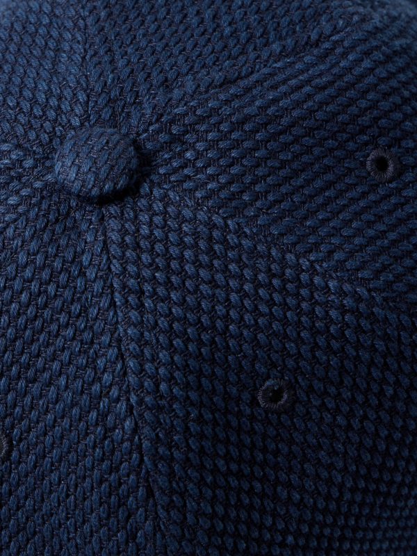 Sashiko Cotton Baseball Cap - CU