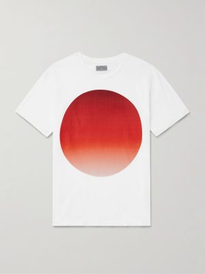 Omaru Gradation Printed Cotton-Jersey T-Shirt