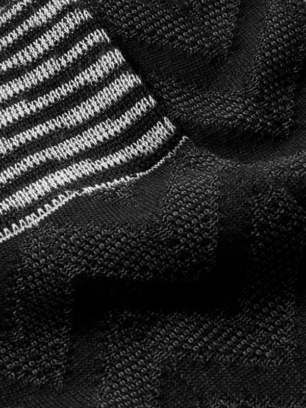 Three-Pack Crochet-Knit Cotton-Blend Socks - CU Three-Pack Crochet-Knit Cotton-Blend Socks - CU