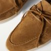 Sea-Sail Walk Leather-Trimmed Suede Boat Shoes - CU