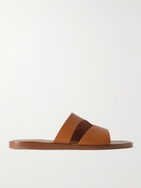 Pilat Plain Walk Cutout Leather Sandals Pilat Plain Walk Cutout Leather Sandals