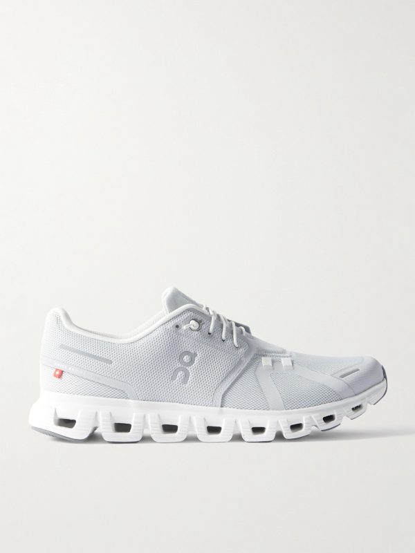 Cloud 6 Rubber-Trimmed Mesh Slip-On Sneakers