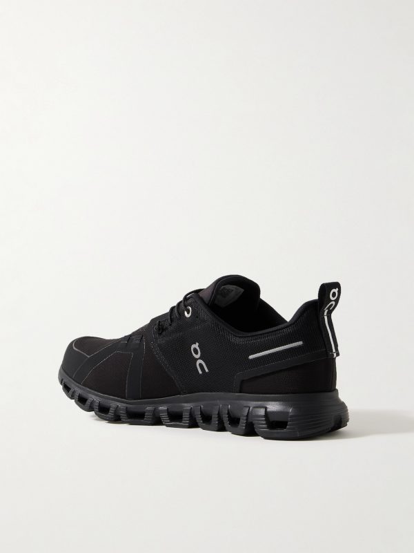 Cloud 6 WP Rubber-Trimmed Stretch-Knit Slip-On Sneakers - BK Cloud 6 WP Rubber-Trimmed Stretch-Knit Slip-On Sneakers - BK
