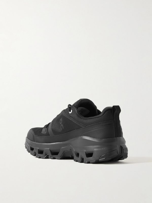 Cloudrock Rubber-Trimmed Mesh Trail Sneakers - BK Cloudrock Rubber-Trimmed Mesh Trail Sneakers - BK