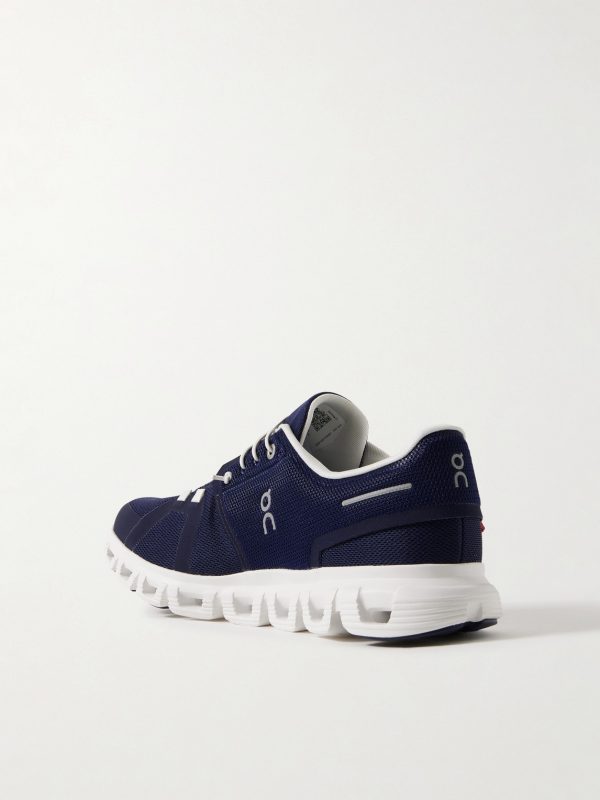 Cloud 6 Rubber-Trimmed Mesh Slip-On Sneakers - BK Cloud 6 Rubber-Trimmed Mesh Slip-On Sneakers - BK