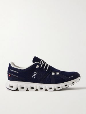 Cloud 6 Rubber-Trimmed Mesh Slip-On Sneakers