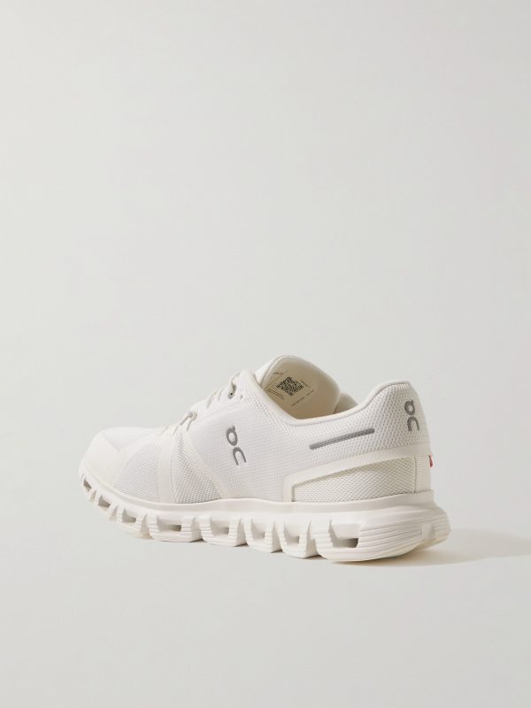 Cloud 6 Rubber-Trimmed Mesh Slip-On Sneakers - BK Cloud 6 Rubber-Trimmed Mesh Slip-On Sneakers - BK