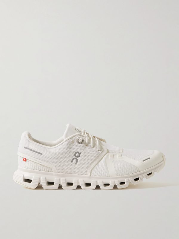 Cloud 6 Rubber-Trimmed Mesh Slip-On Sneakers Cloud 6 Rubber-Trimmed Mesh Slip-On Sneakers