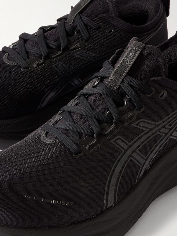 GEL-NIMBUS® 27 Rubber-Trimmed Mesh Running Sneakers - CU