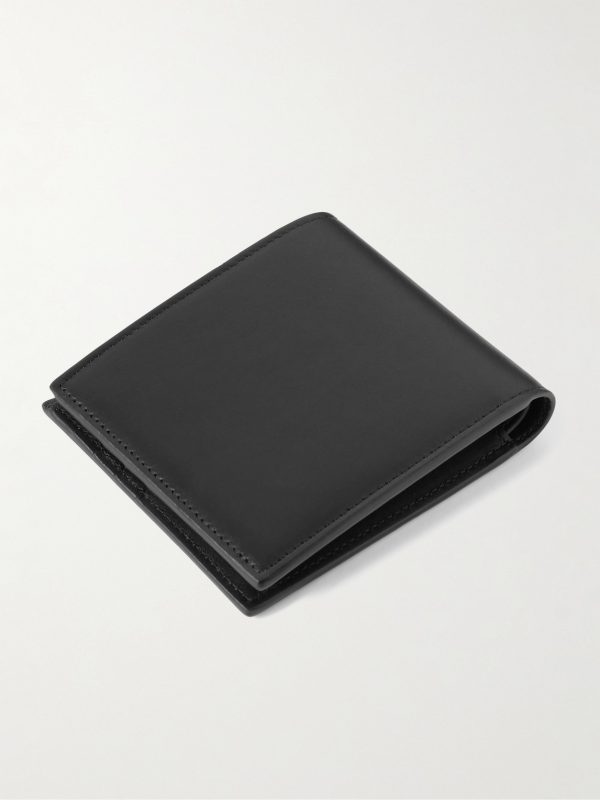 Logo-Embossed Leather Billfold Wallet - BK Logo-Embossed Leather Billfold Wallet - BK