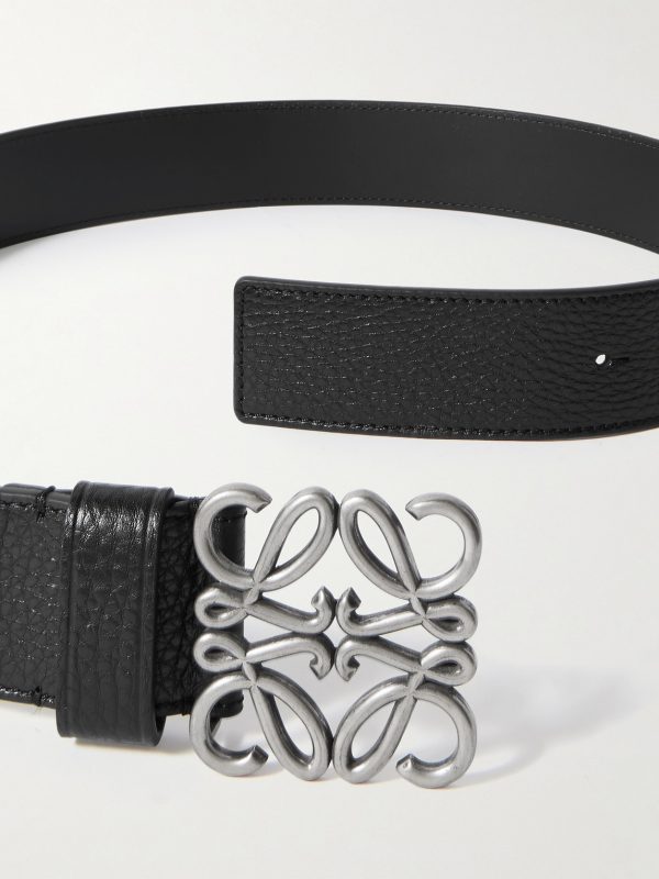 Anagram 4cm Leather Belt - E1 Anagram 4cm Leather Belt - E1