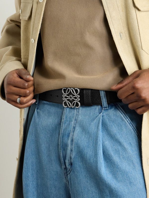 Anagram 4cm Leather Belt - FR Anagram 4cm Leather Belt - FR