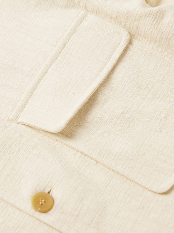 Garden Slub Cotton-Canvas Shirt Jacket - CU
