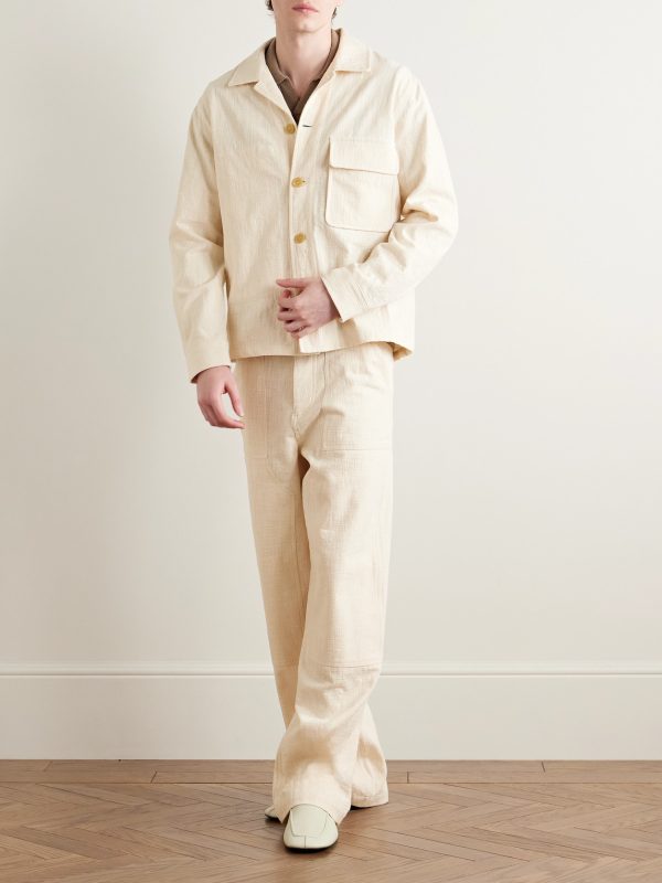 Garden Slub Cotton-Canvas Shirt Jacket - OU