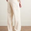 Garden Straight-Leg Slub Cotton-Canvas Trousers - BK Garden Straight-Leg Slub Cotton-Canvas Trousers - BK