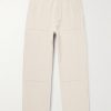 Garden Straight-Leg Slub Cotton-Canvas Trousers Garden Straight-Leg Slub Cotton-Canvas Trousers