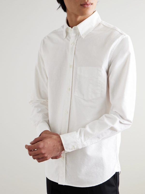 Button-Down Collar Organic Cotton Oxford Shirt - FR Button-Down Collar Organic Cotton Oxford Shirt - FR