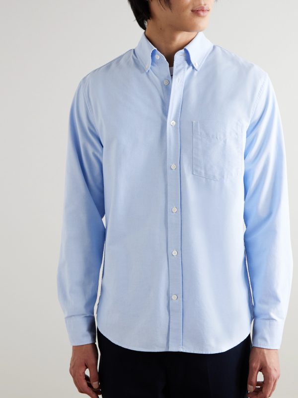 Button-Down Collar Organic Cotton Oxford Shirt - FR Button-Down Collar Organic Cotton Oxford Shirt - FR