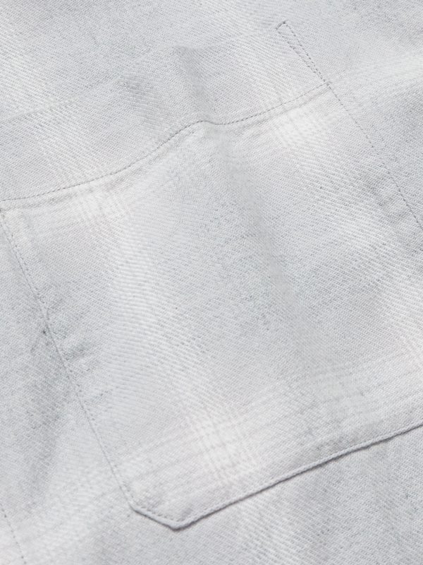 Checked Cotton-Flannel Overshirt - E1