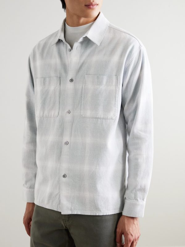 Checked Cotton-Flannel Overshirt - FR
