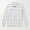 Checked Cotton-Flannel Overshirt