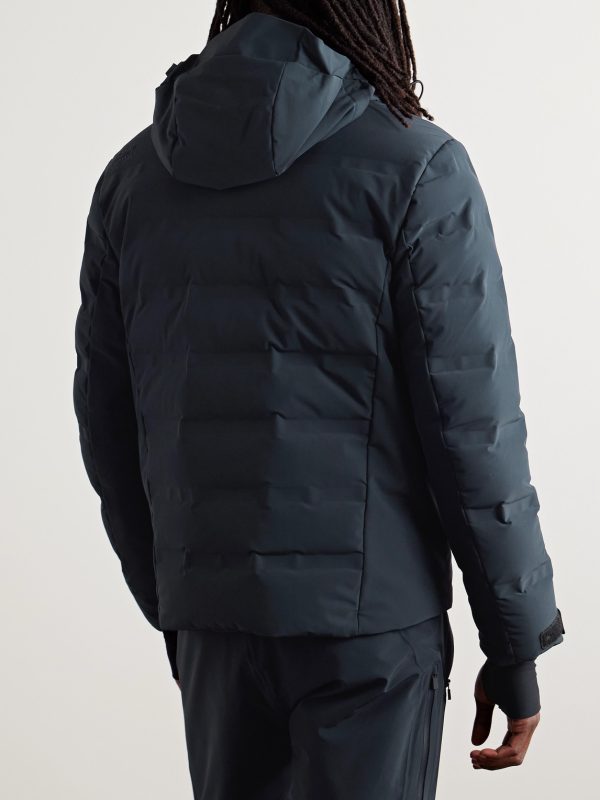 Nuke Suit Quilted Hooded Down Ski Jacket - BK