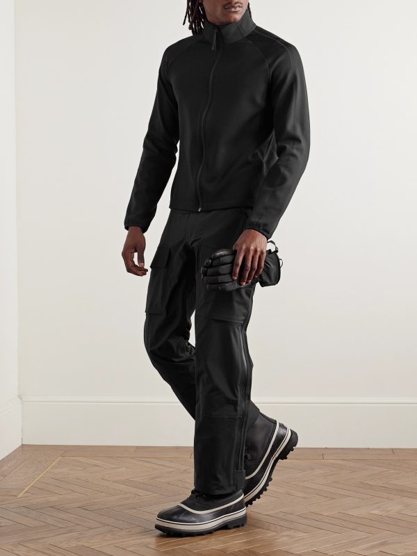 Ajax Slim-Fit Stretch-Jersey Zip-Up Ski Mid-Layer - OU Ajax Slim-Fit Stretch-Jersey Zip-Up Ski Mid-Layer - OU