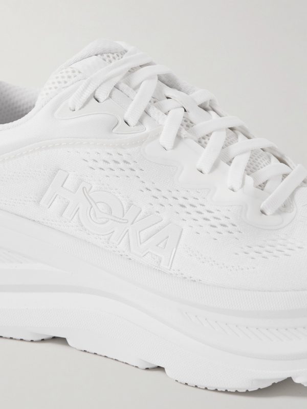 Bondi 9 Rubber-Trimmed Mesh Running Sneakers - CU Bondi 9 Rubber-Trimmed Mesh Running Sneakers - CU