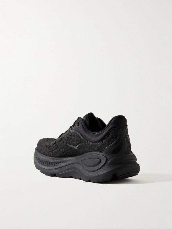 Bondi 9 Rubber-Trimmed Mesh Running Sneakers - BK Bondi 9 Rubber-Trimmed Mesh Running Sneakers - BK