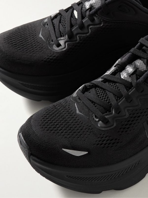 Bondi 9 Rubber-Trimmed Mesh Running Sneakers - CU Bondi 9 Rubber-Trimmed Mesh Running Sneakers - CU