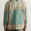 Padded Quilted Printed Wool and Cotton-Blend Jacket - BK Padded Quilted Printed Wool and Cotton-Blend Jacket - BK