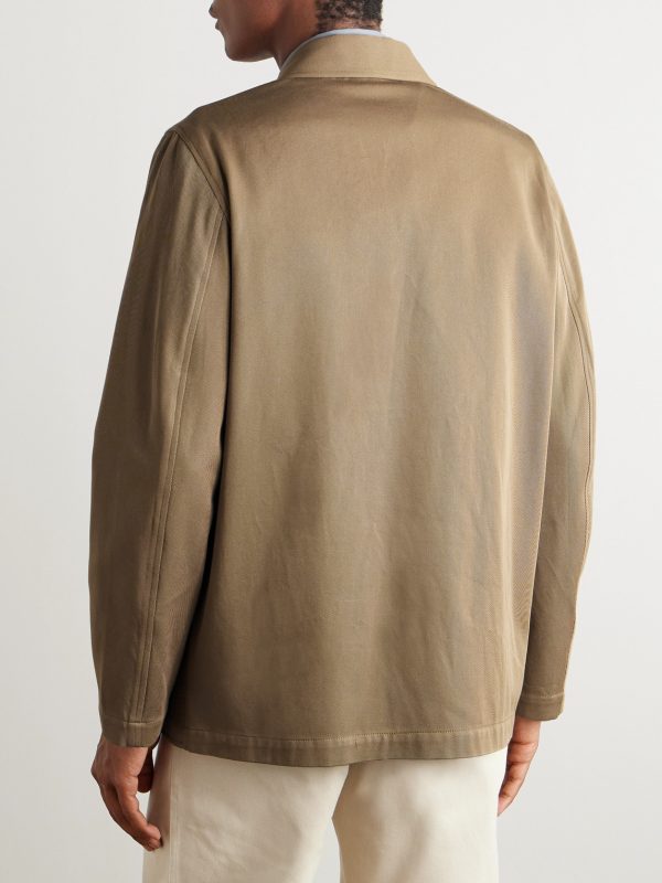Cotton-Twill Suit Jacket - BK Cotton-Twill Suit Jacket - BK