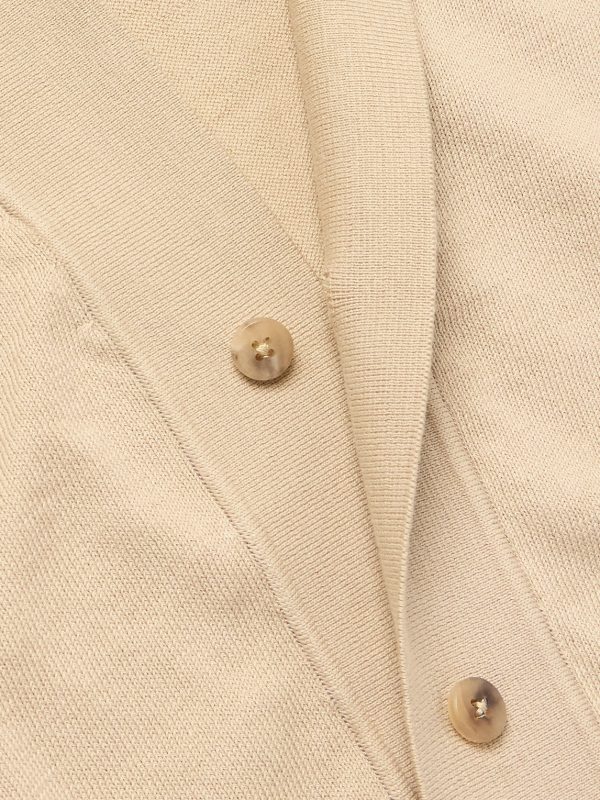 Pointelle-Knit Cotton Cardigan - CU Pointelle-Knit Cotton Cardigan - CU