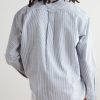 OG Oversized Striped Cotton-Blend Seersucker Shirt - BK