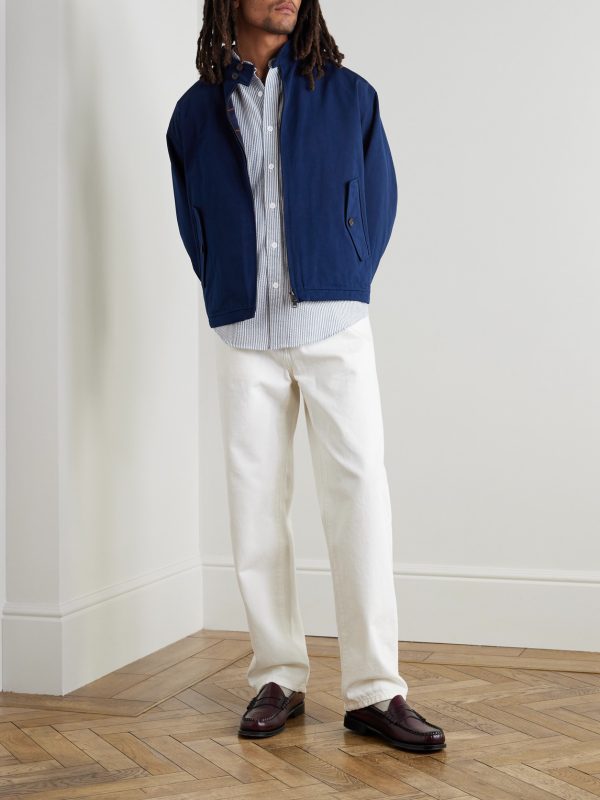 OG Oversized Striped Cotton-Blend Seersucker Shirt - OU
