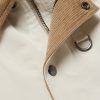 Corduroy-Trimmed Cotton-Blend Jacket - CU Corduroy-Trimmed Cotton-Blend Jacket - CU