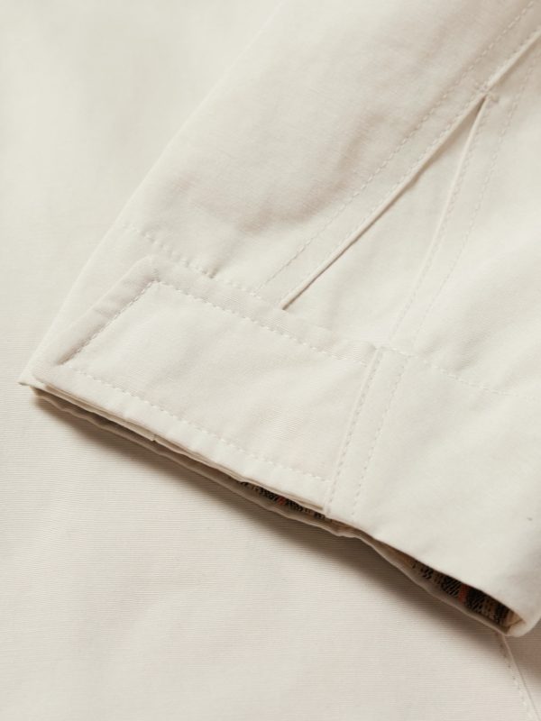 Corduroy-Trimmed Cotton-Blend Jacket - E1 Corduroy-Trimmed Cotton-Blend Jacket - E1