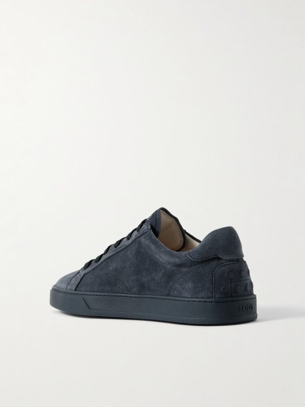 Paneled Rubber-Trimmed Suede Sneakers - BK Paneled Rubber-Trimmed Suede Sneakers - BK